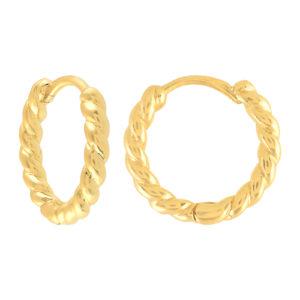 ARO CERRADO 15MM CON BISAGRA CHAPADO ORO