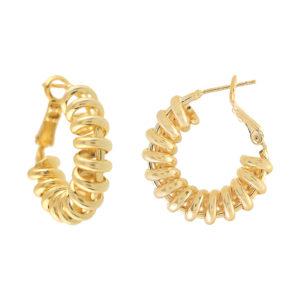 Aro espiral con cierre omega