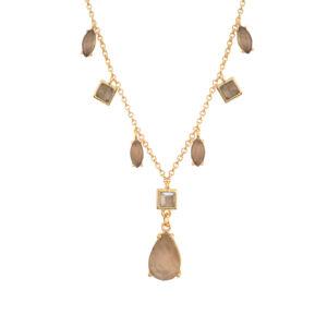 COLLAR FANTASÍA CON CRISTALES FACETADOS