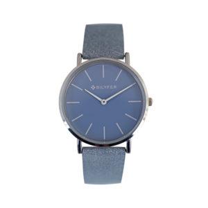RELOJ CON ÍNDICES Y AGUJA BLANCA INTERIOR CORREA PIEL
