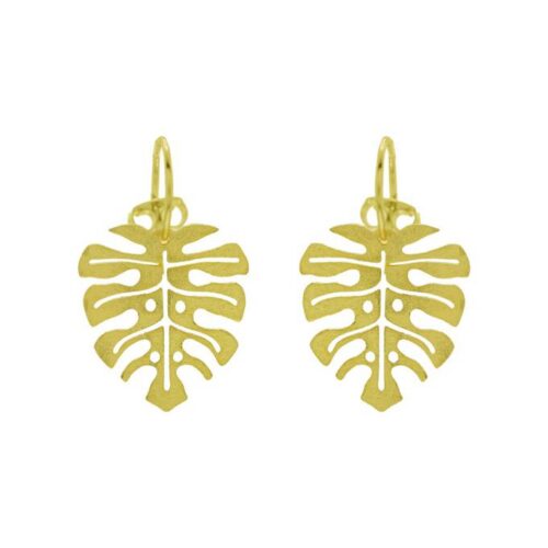 ARO CON HOJA CHAPADO ORO ARTESANAL