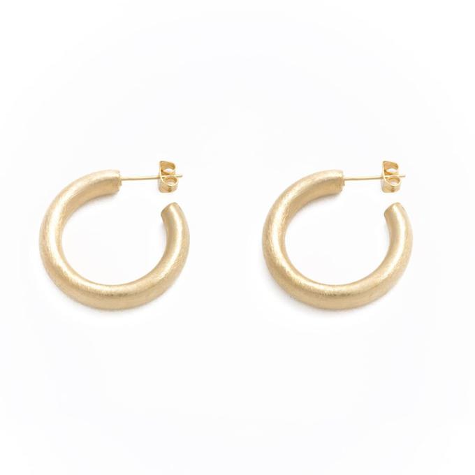 ARO CHAPADO ORO MATE 28MM