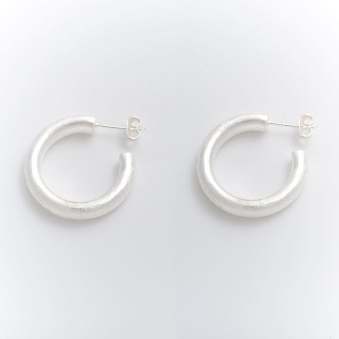 ARO CHAPADO RODIO MATE 28MM